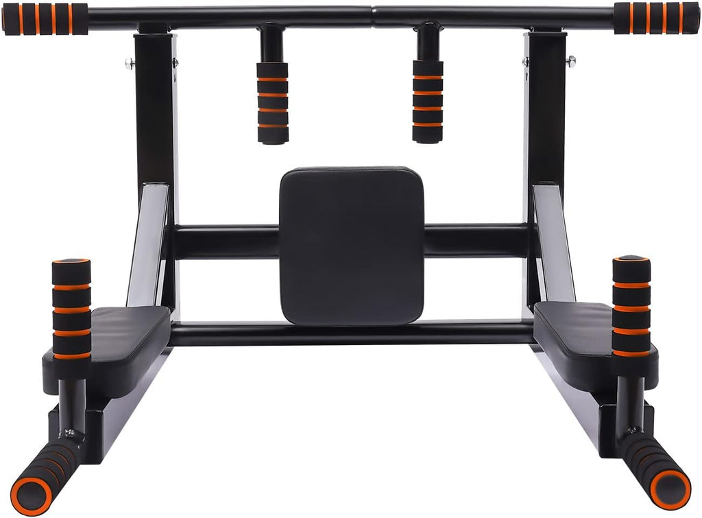 Wall Mount Pull Up Dip Station 440lbs