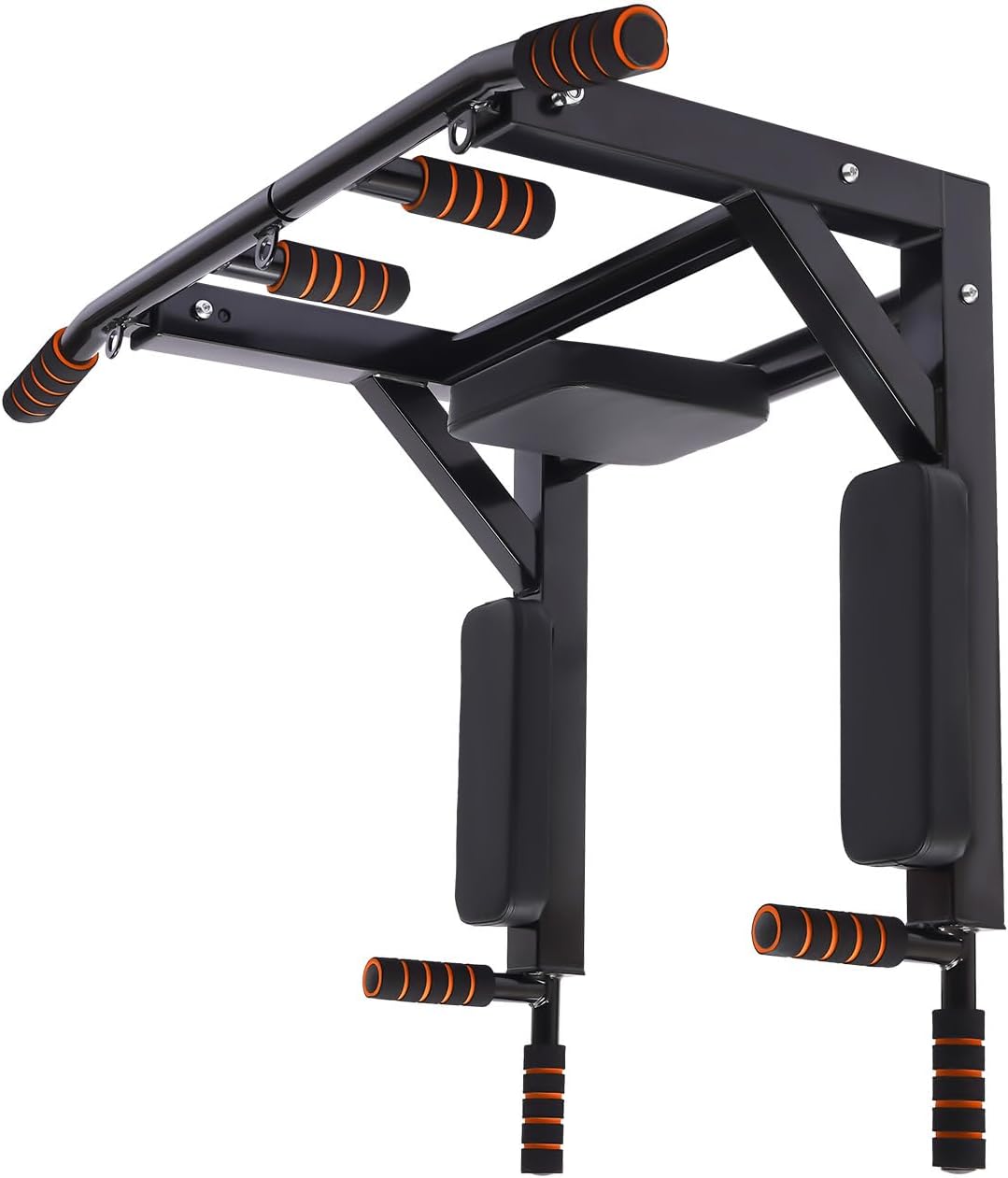 Wall Mount Pull Up Dip Station 440lbs