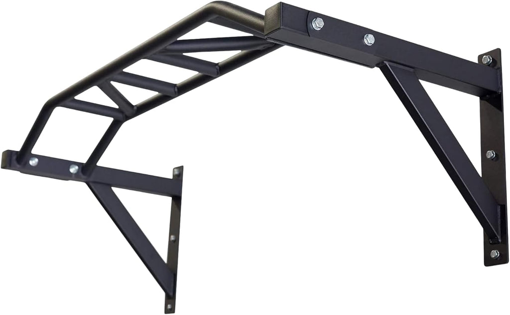 Multi-Grip Wall Mount Pull Up Bar Steel