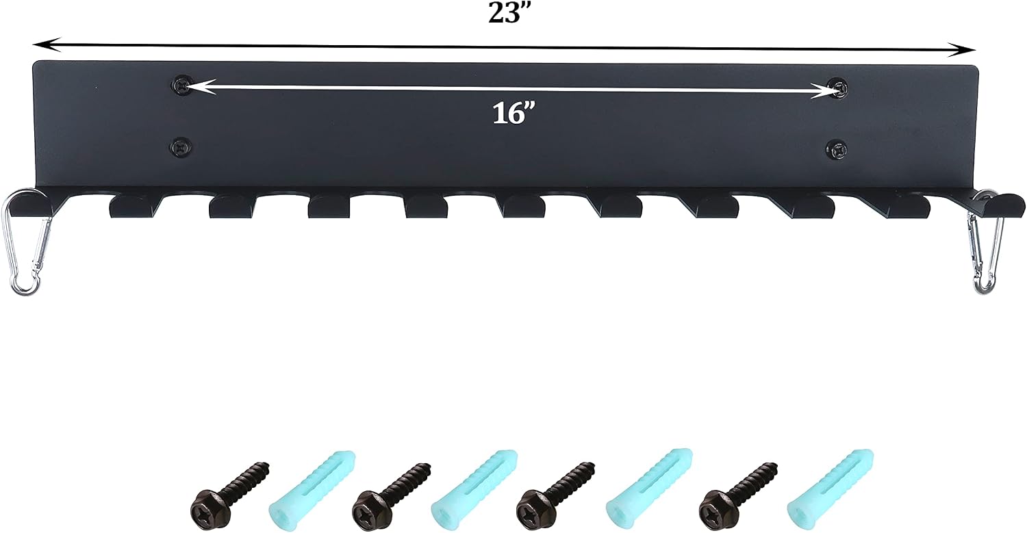 Wall Mount Heavy Duty Gym Storage Rack for Accessories