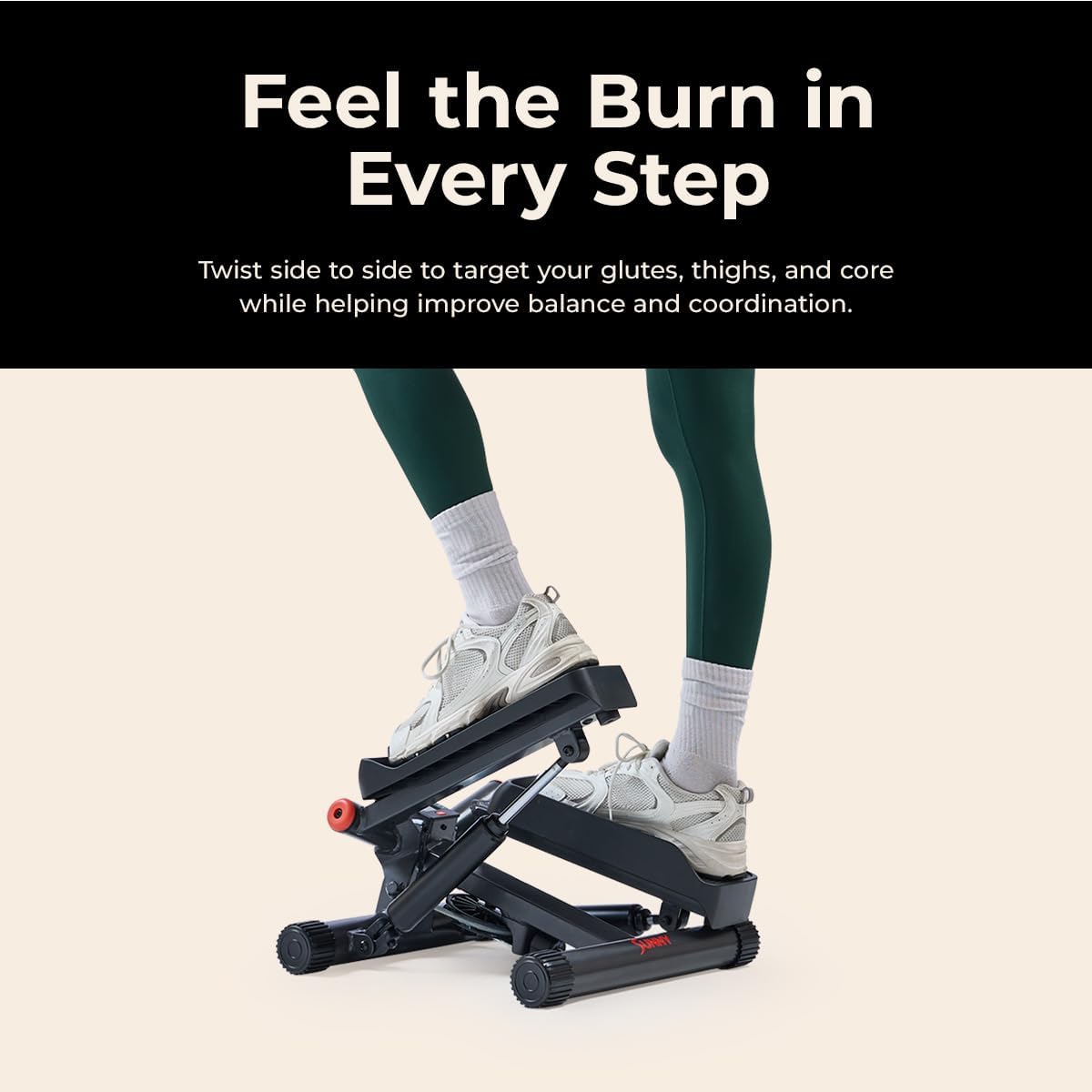 Twist Mini Stepper with Resistance Bands