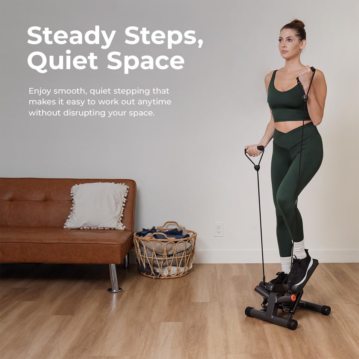 Twist Mini Stepper with Resistance Bands