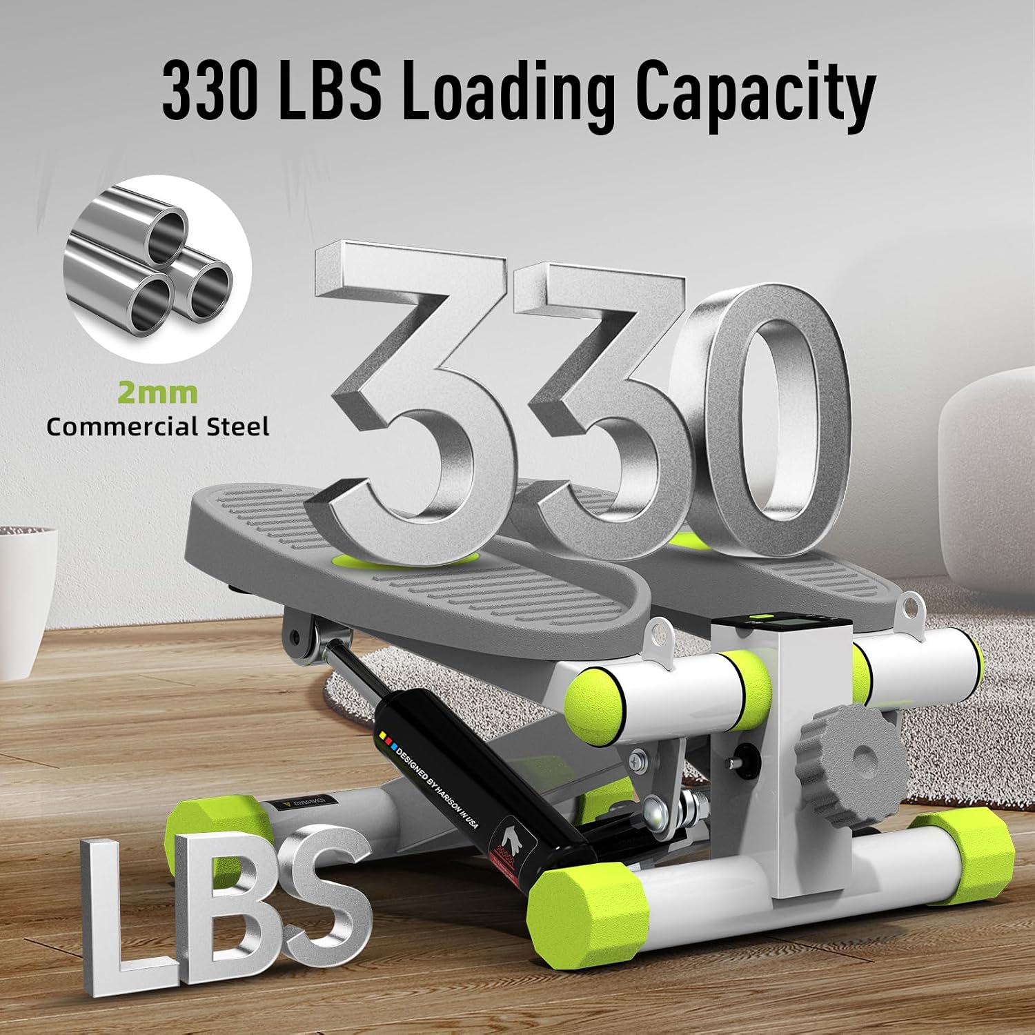 Mini Stair Stepper with LCD Monitor 330LBS