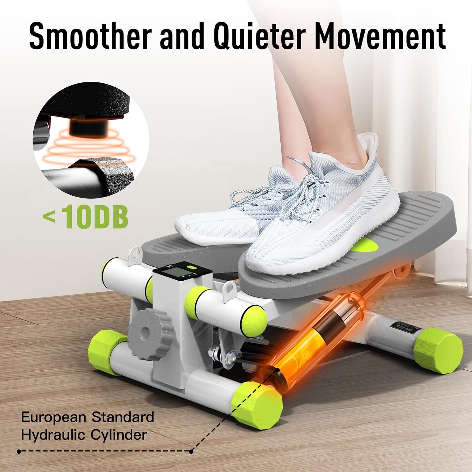Mini Stair Stepper with LCD Monitor 330LBS