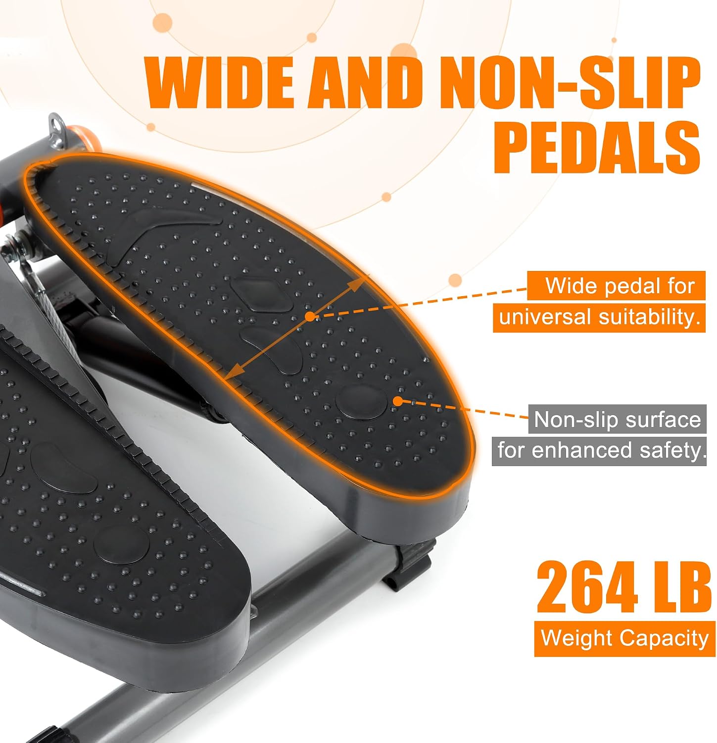 Mini Home Stair Stepper with Resistance Bands