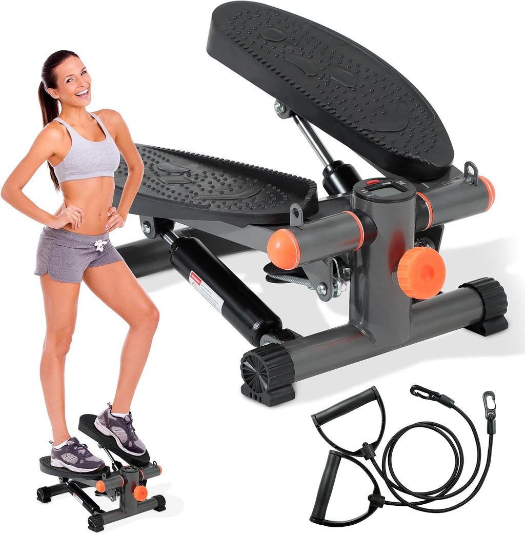 Mini Home Stair Stepper with Resistance Bands
