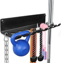 Wall Mount Gym Accessory Storage Rack with E-Book