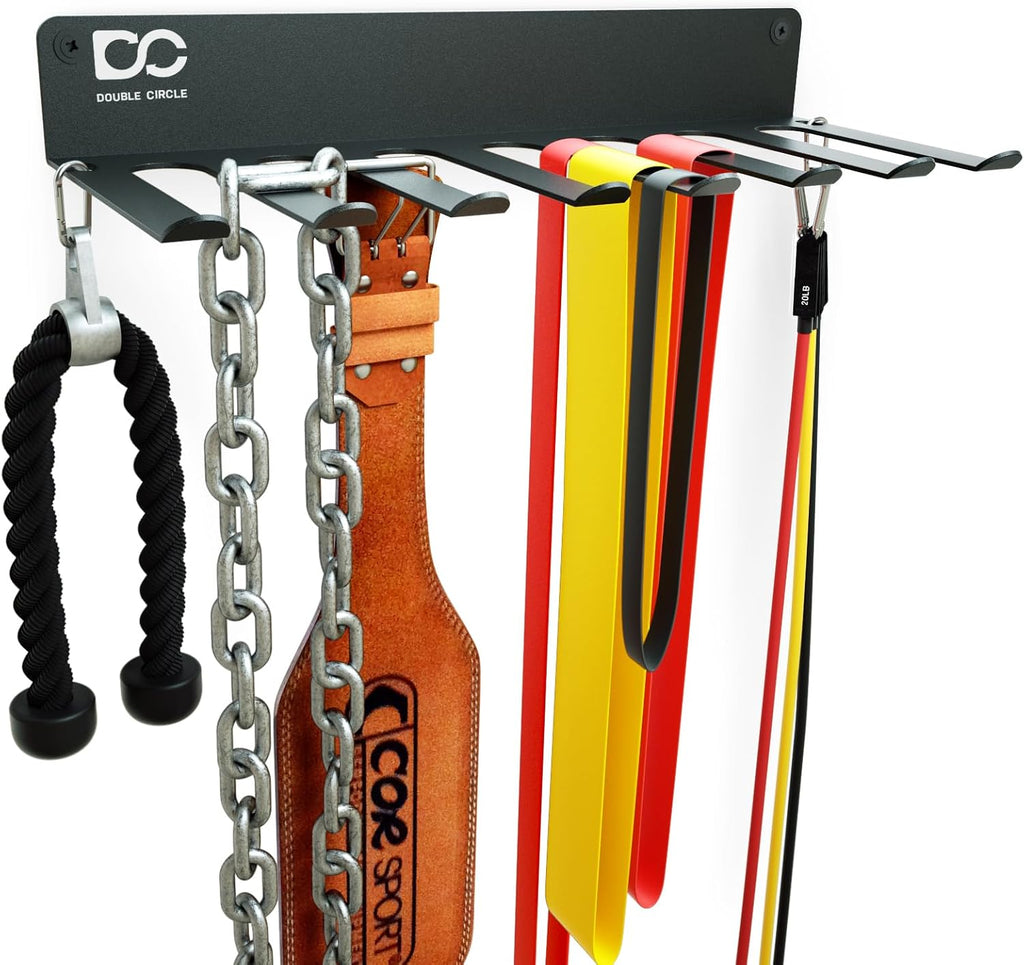 17 Inch Double Circle Gym Wall Storage Rack