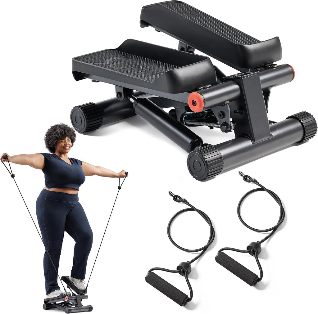 Smart Mini Stepper with Resistance Bands SunnyFit App
