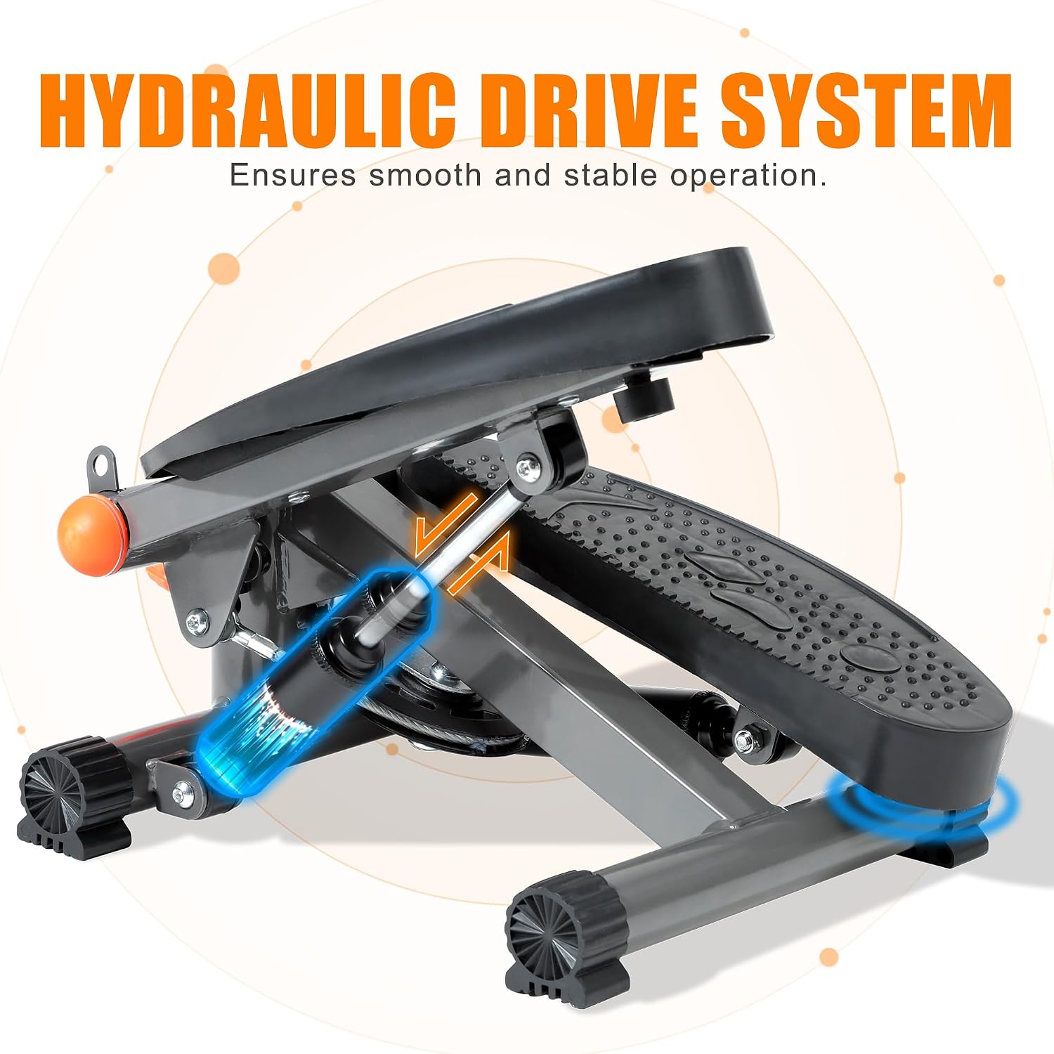 Mini Home Stair Stepper with Resistance Bands