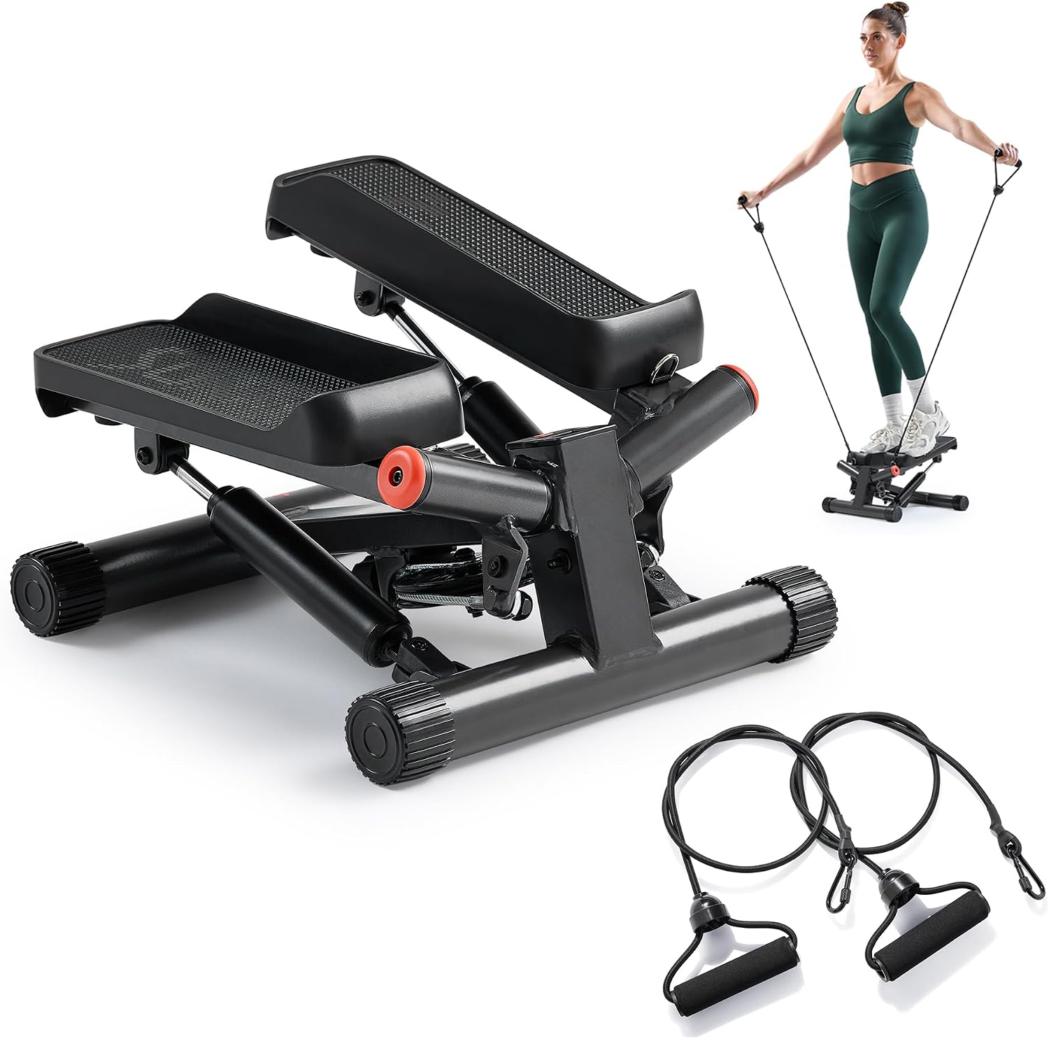Twist Mini Stepper with Resistance Bands