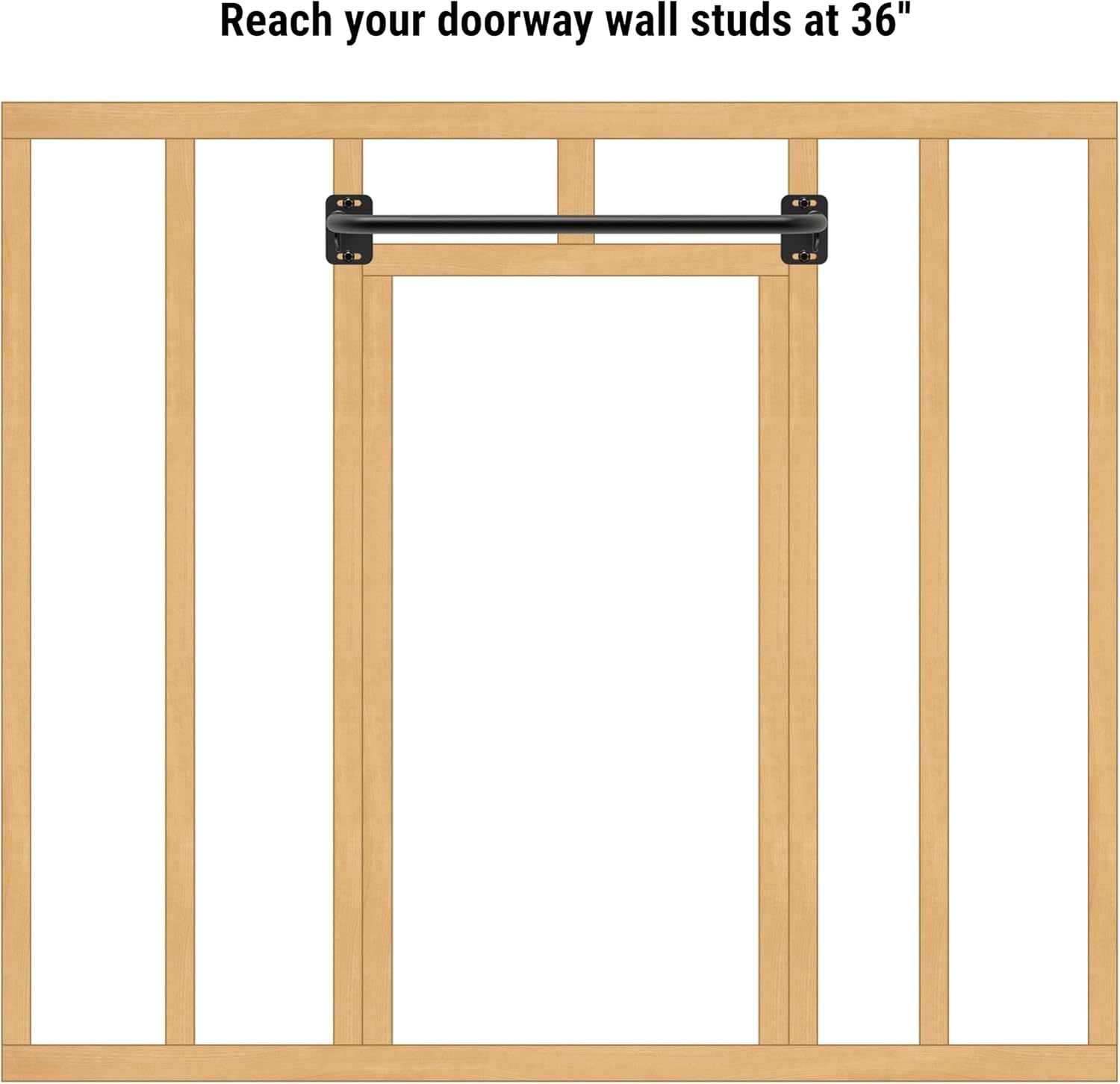 Multi-Mount Heavy Duty Pull Up Bar 500lbs