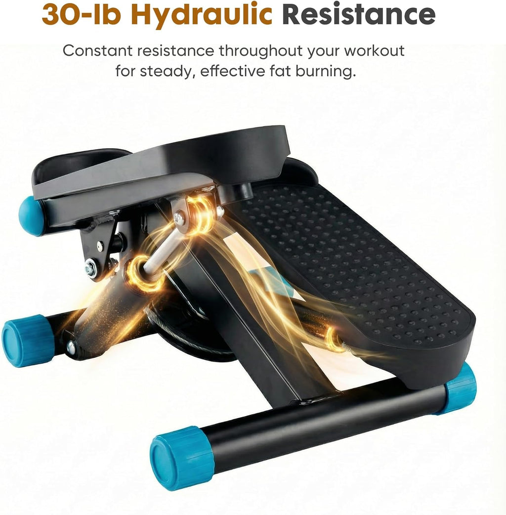 Mini Stepper with Resistance Bands 300LBS
