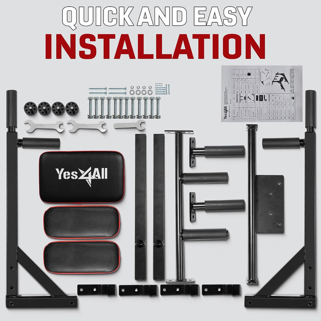 Multifunctional Wall Mount Pull Up Bar
