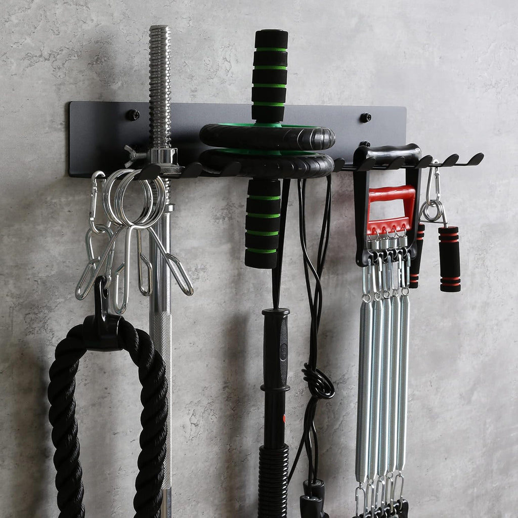 Wall Mount Gym Accessory Storage Rack