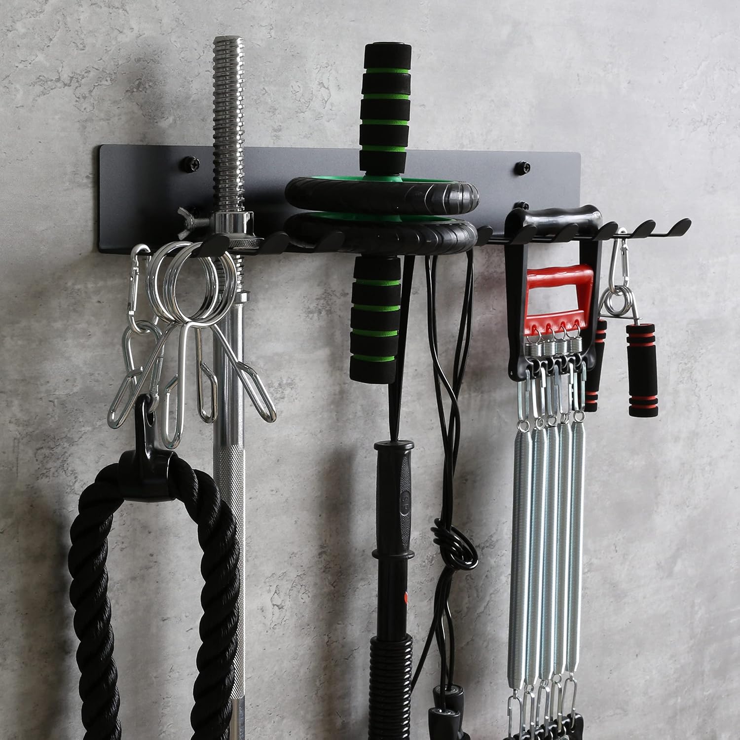 Wall Mount Gym Accessory Storage Rack