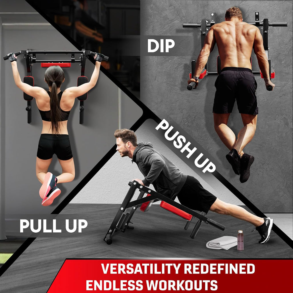 Multifunctional Wall Mount Pull Up Bar