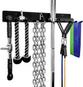 11-Hook Heavy-Duty Gym Wall Storage Rack