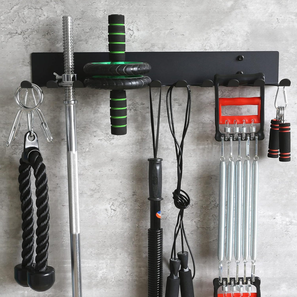 Wall Mount Gym Accessory Storage Rack